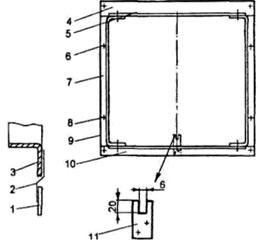 Технология изготовления коробки для форточки в крыше и стене