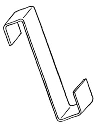 S - образные крючки для фиксации стекол